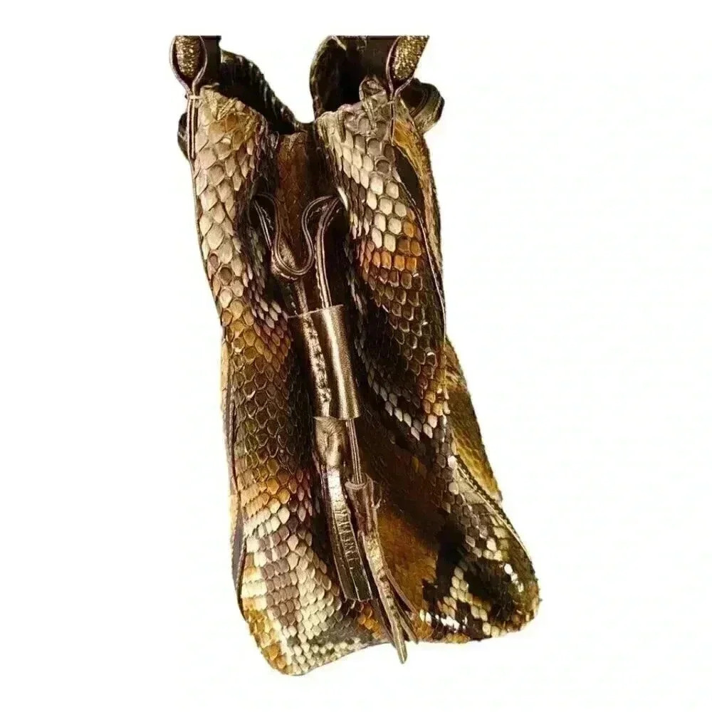 Claudia Ciuti Python Shoulder Bag - Luxury Exotic… - image 4